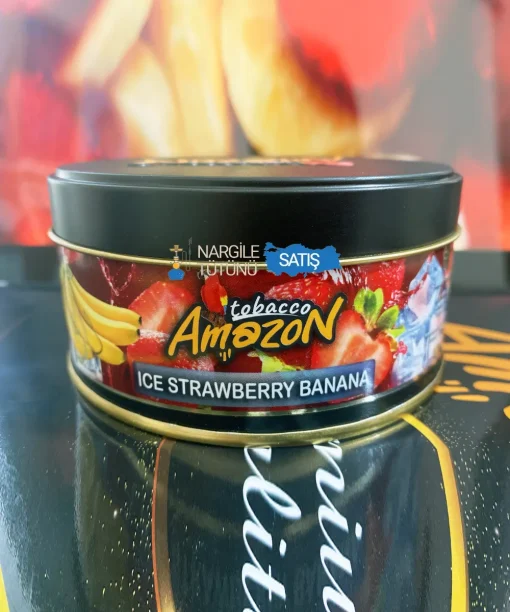 Amazon Tobacco - ice Strawberry Banana 250 Gr