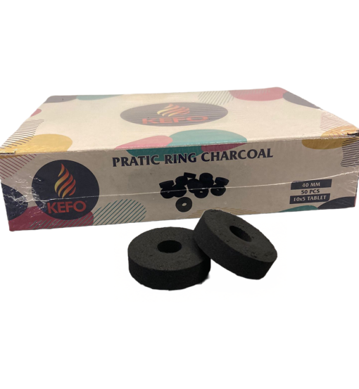 Kefo Pratik Çakmakla Yanan Ring Kömür - 5 Paket