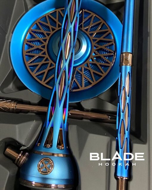 Blade One M Titan Blue Matte Safir Rengi Nargile Takımı