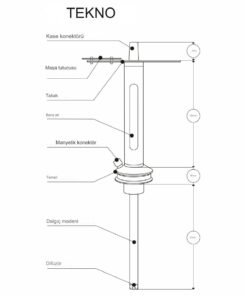 Geometry Hookah Techno Rus Nargile Takımı